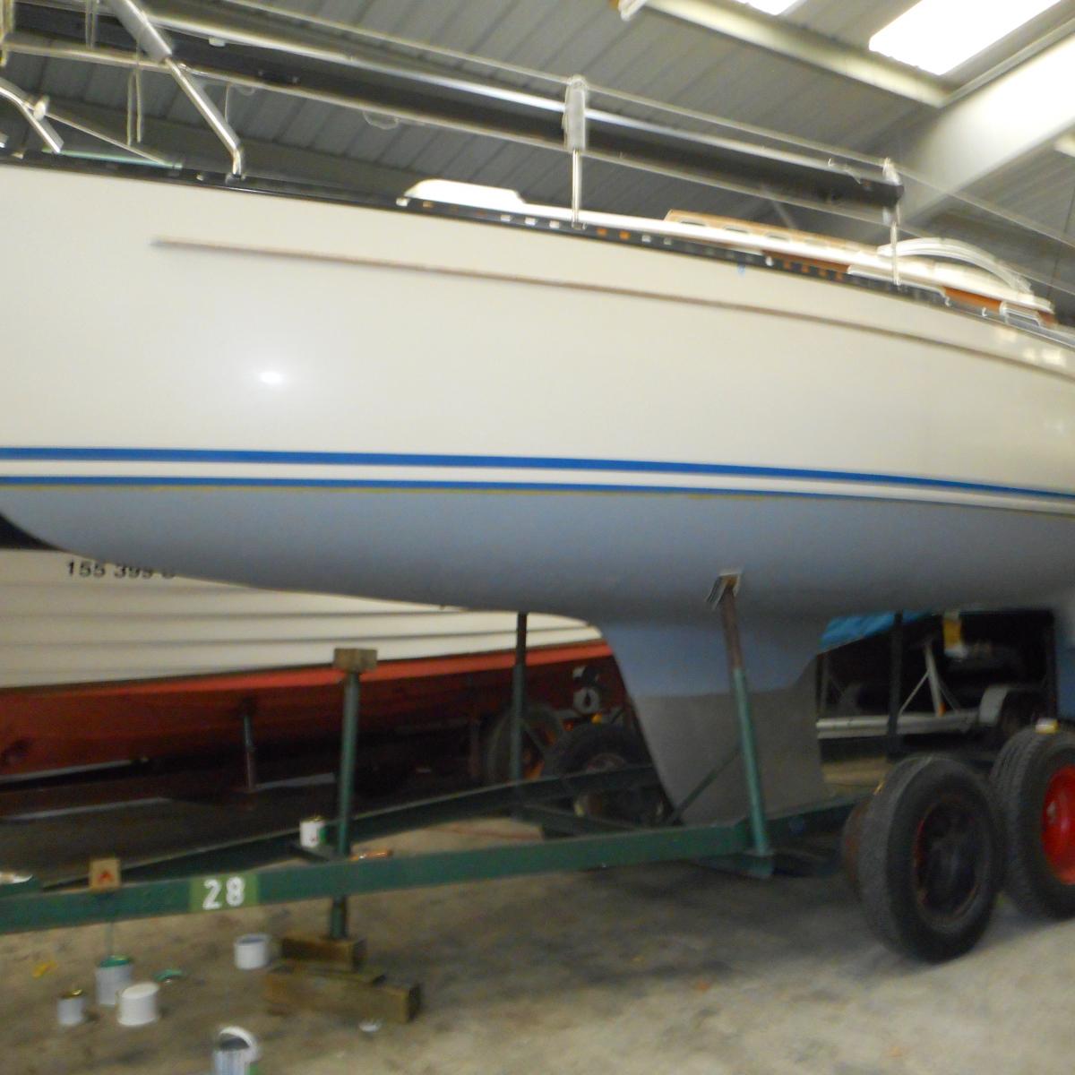 Renowacja kadłuba jachtu